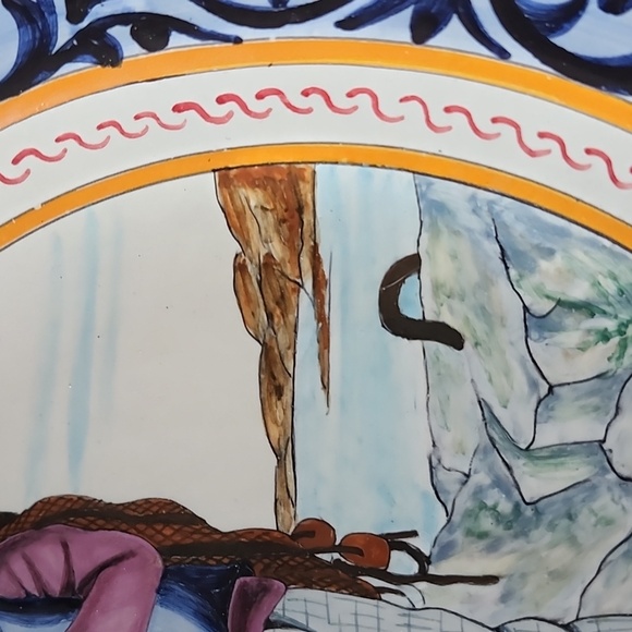 HB Quimper Musuem Quality Hexagonal Plate - Picture 12 of 16